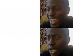 Happy sad  meme template
