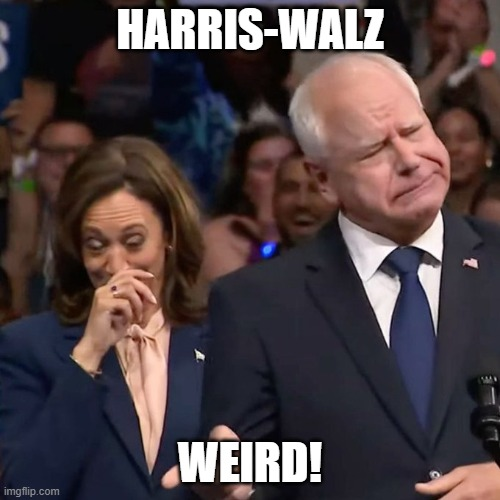 Harris Walz meme template