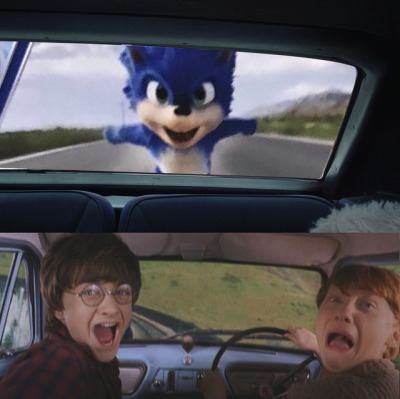 Harry and Ron scream  meme template