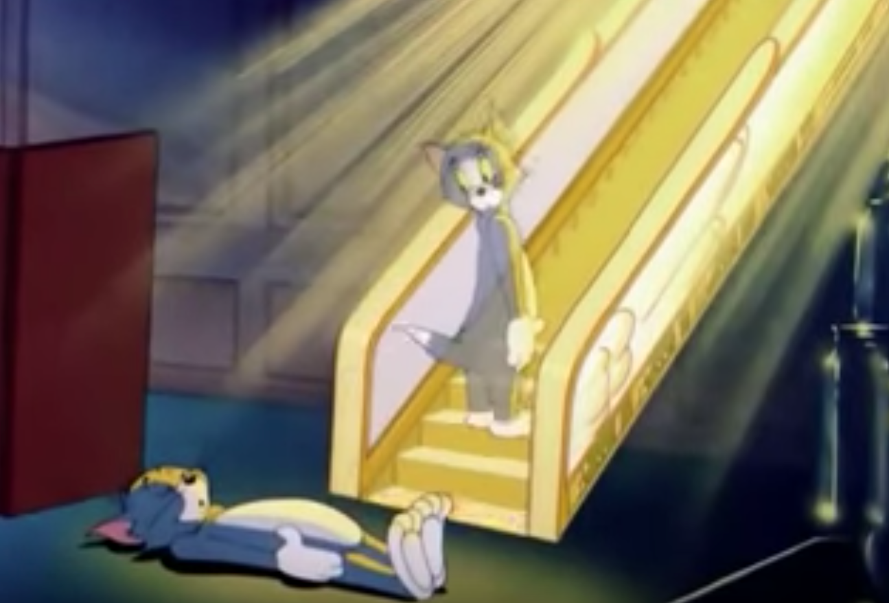 Heavenly Tom  meme template