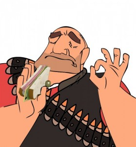 Heavy satisfied  meme template