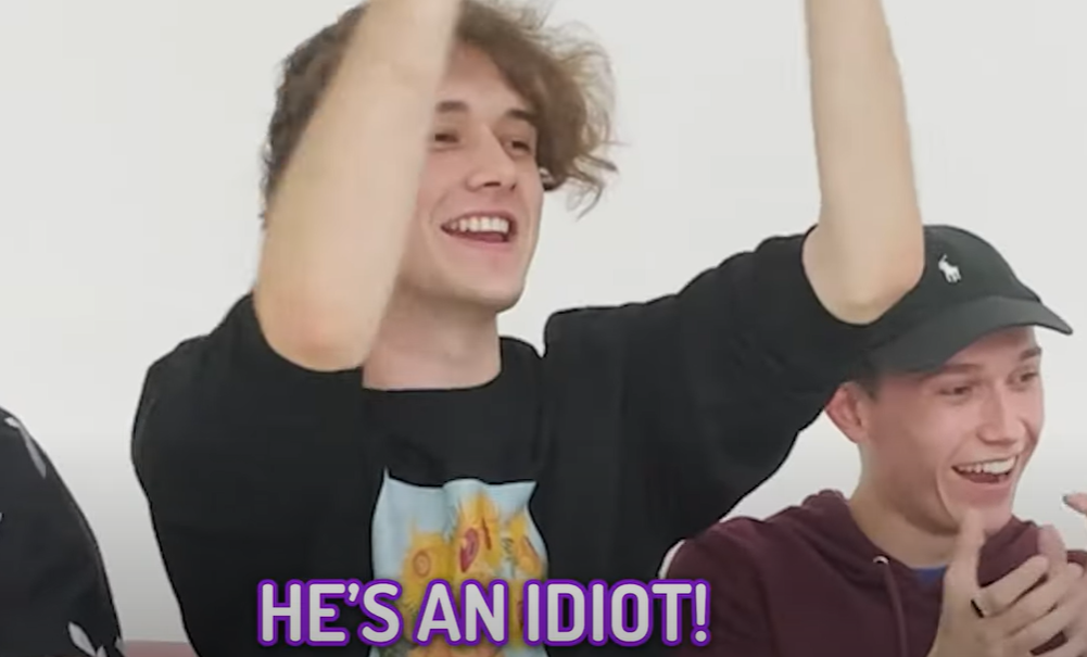 He's an idiot!  meme template