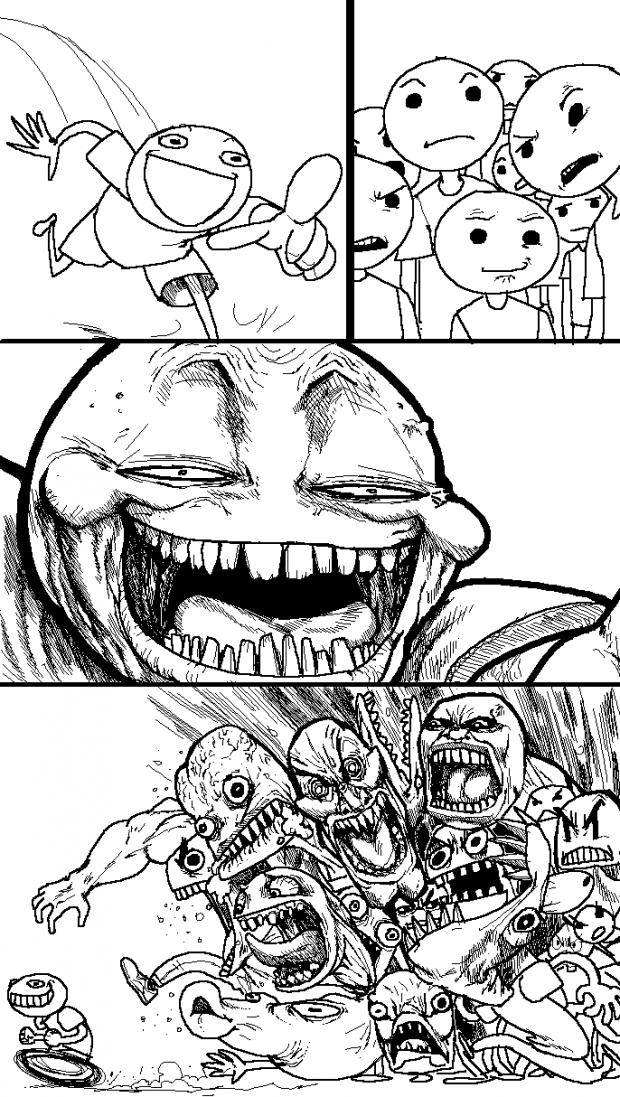 Hey Internet meme template