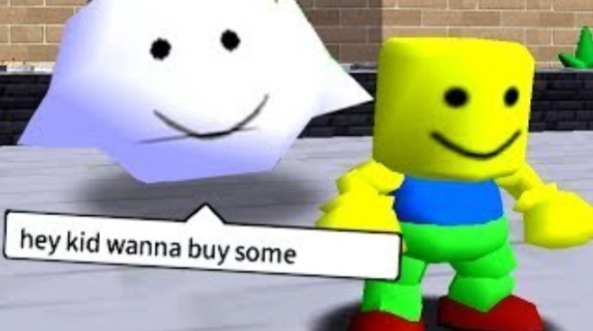 Hey kid wanna buy some __  meme template