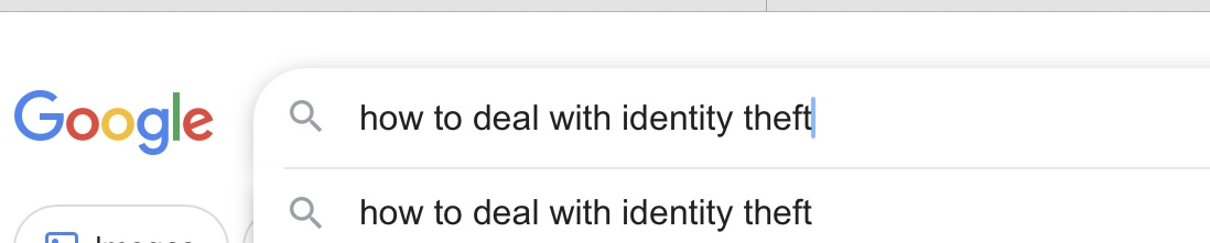 How to deal with identity theft google  meme template
