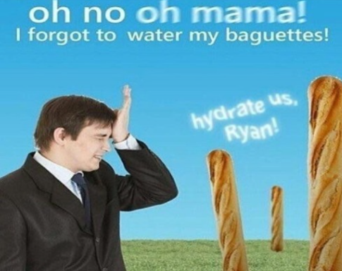 HyDrAtE uS, rYaN!!!1!!  meme template