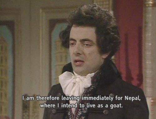 I am therefore leaving immediately for Nepal  meme template