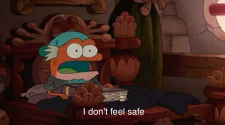 I don't feel safe  meme template