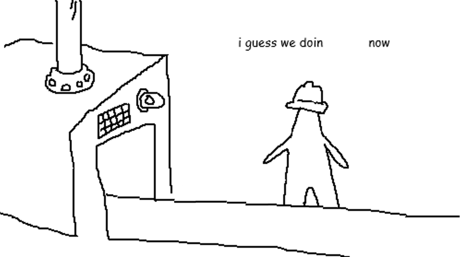 I guess we doin blank now meme template
