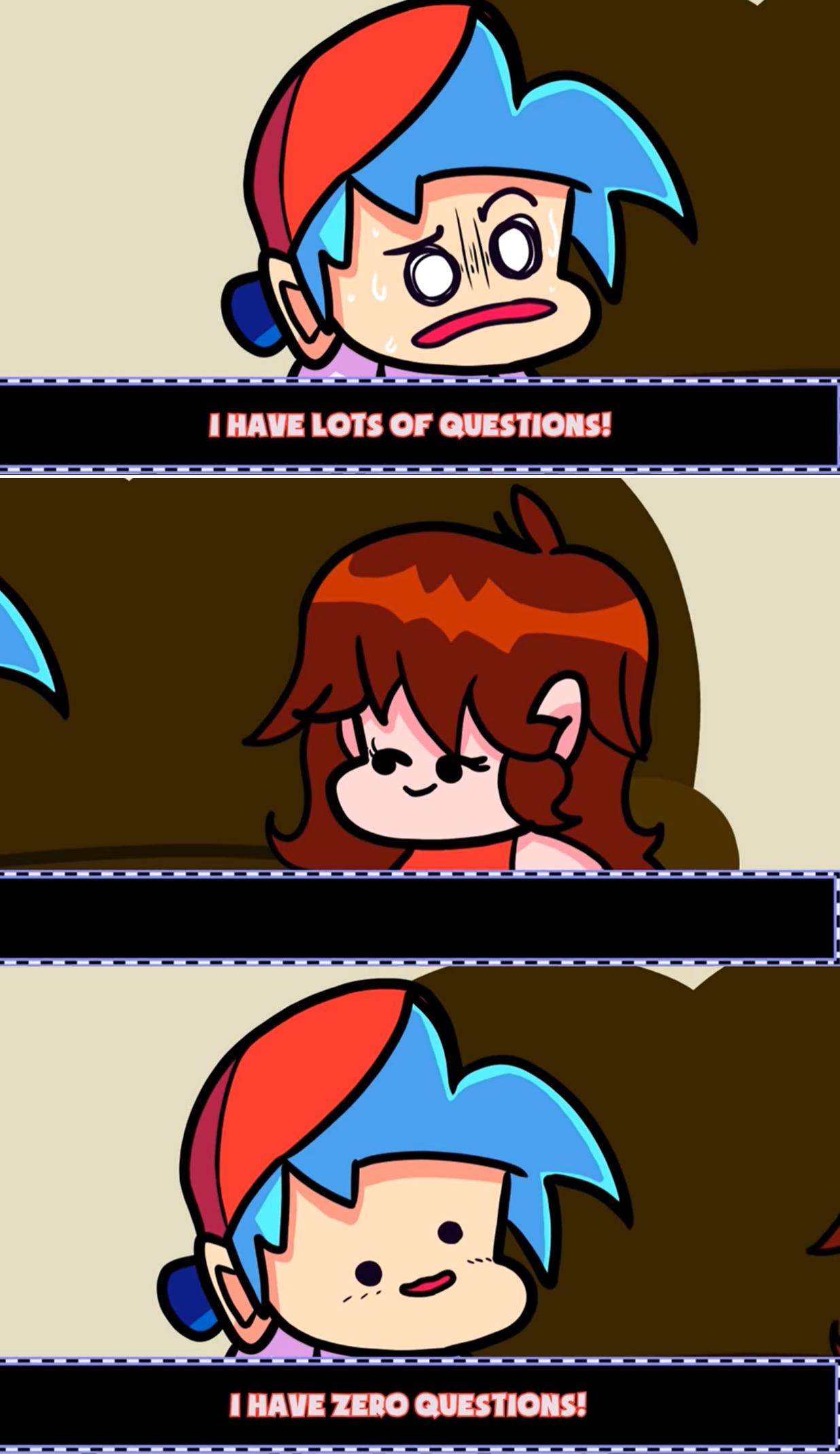 I have lots of questions  meme template