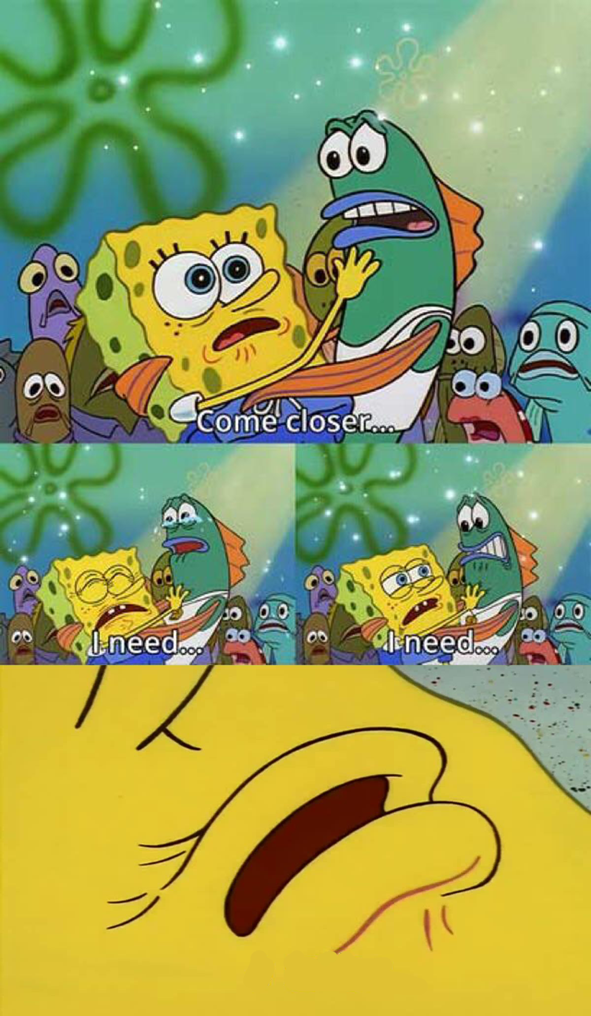 I need spongebob  meme template