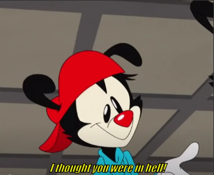 I thought you were in hell!  meme template