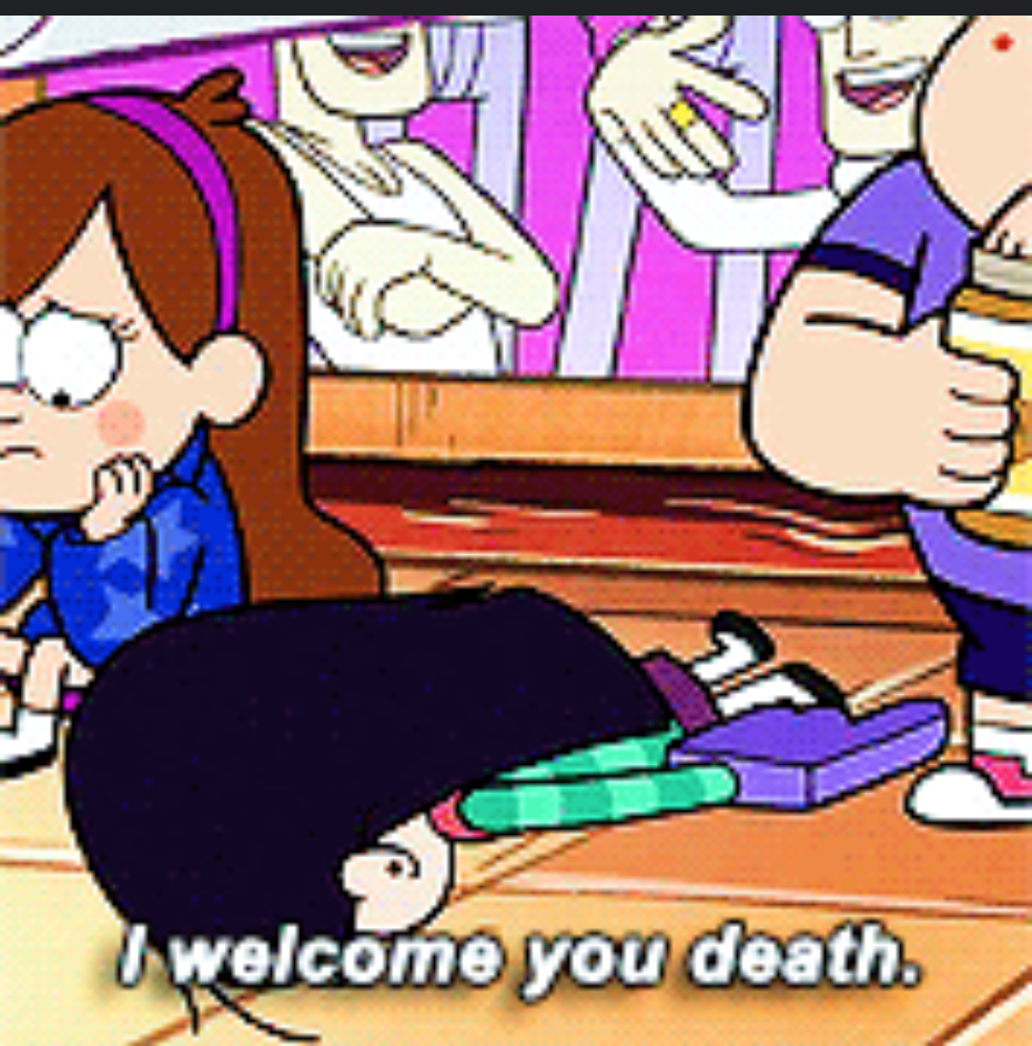 I welcome you death  meme template
