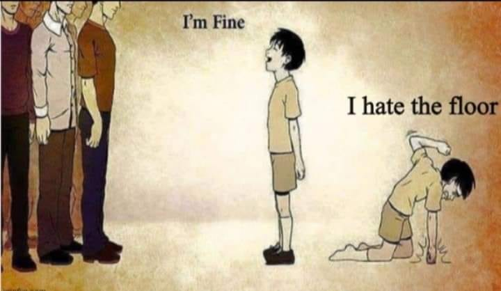 i'm fine  meme template
