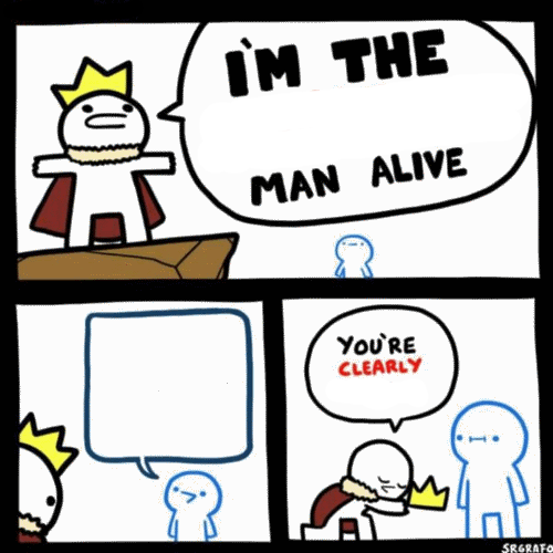 I'm the x man alive  meme template