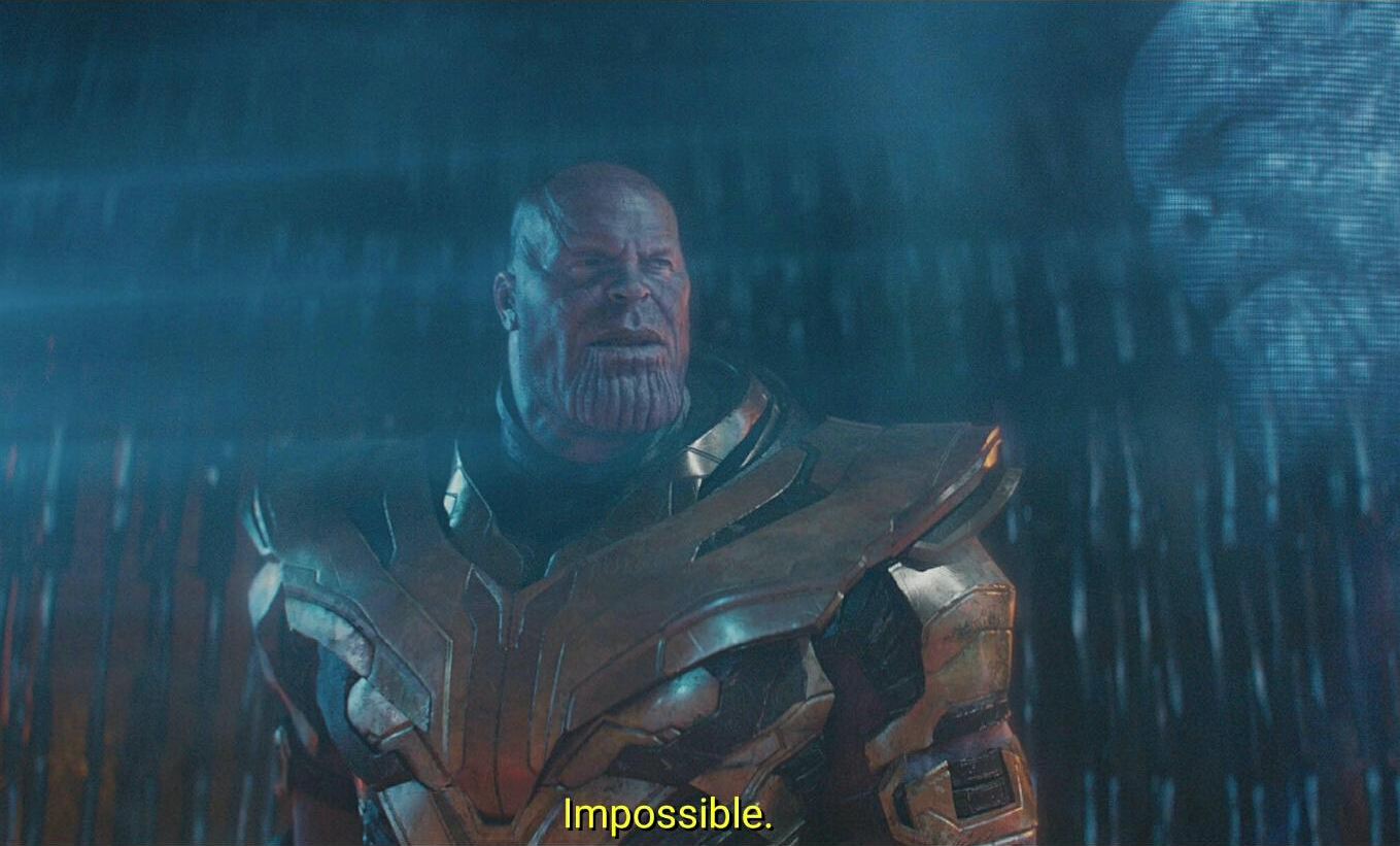 Impossible  meme template