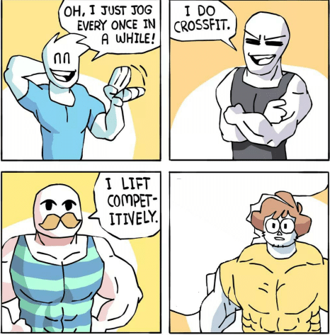 Increasingly buff  meme template