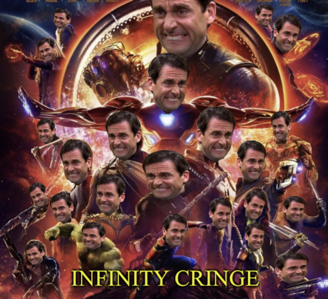 Infinity Cringe  meme template