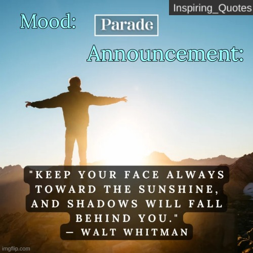 Inspiring_Quotes announcement temp  meme template