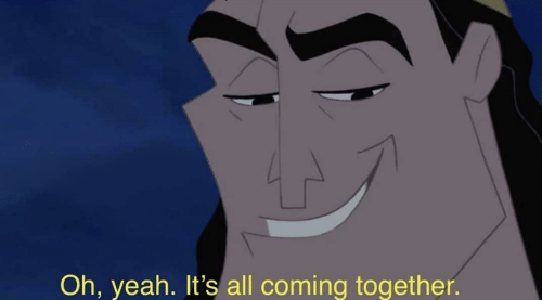It's all coming together  meme template