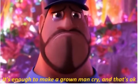 It's enough to make a grown man cry and that's ok  meme template