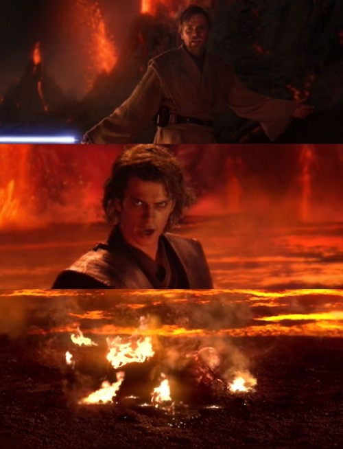 It's over anakin extended  meme template