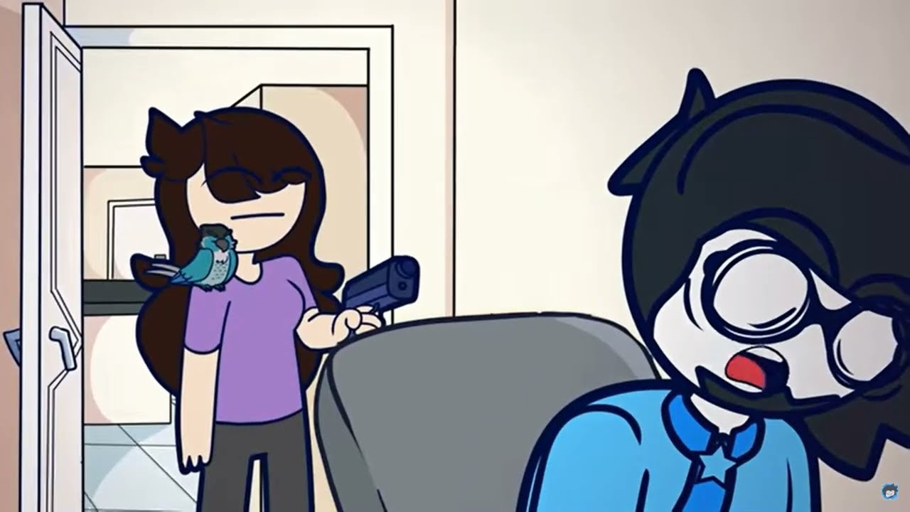 Jaiden Pointing A Gun At Maaz  meme template