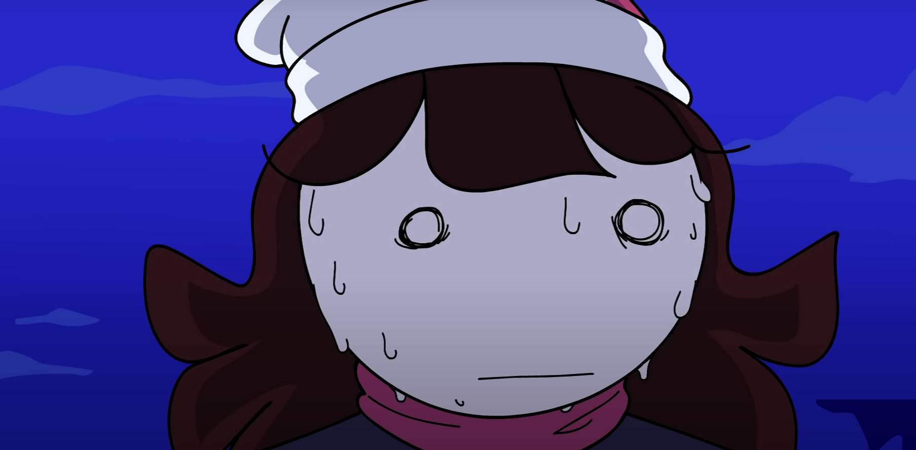 Jaiden sweating nervously  meme template