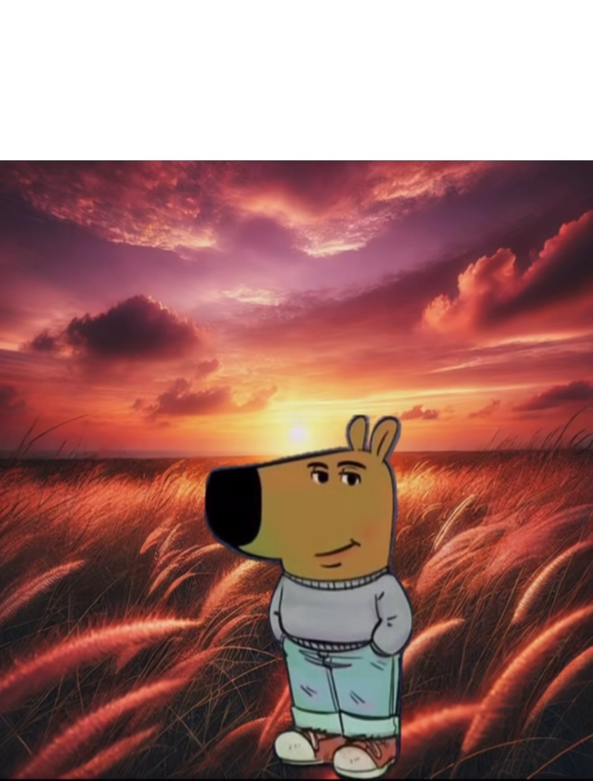just a chilled guy meme template