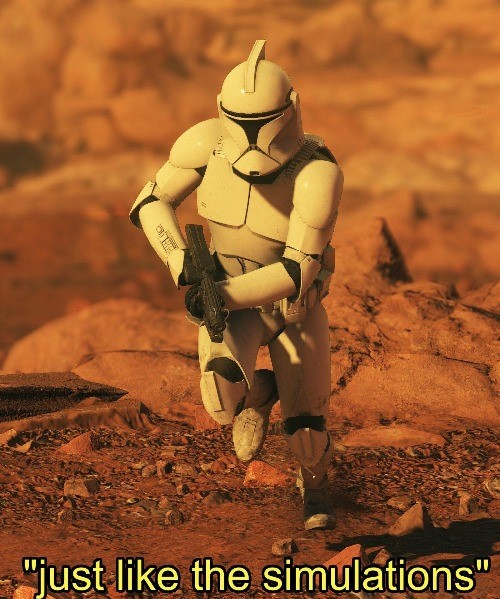 Just like the simulations (HD)  meme template