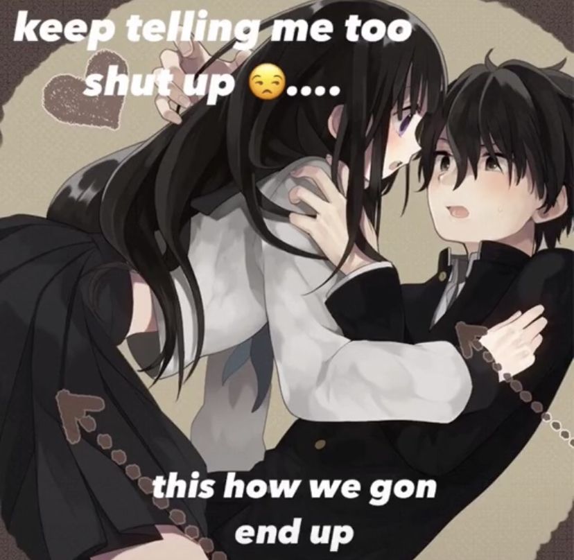 Keep telling me to shut up  meme template
