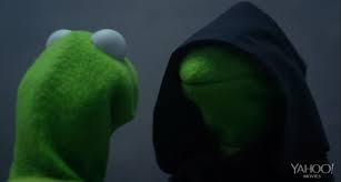 Kermit dark side  meme template