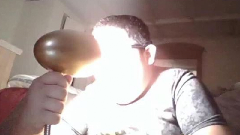 kid shining light into face  meme template