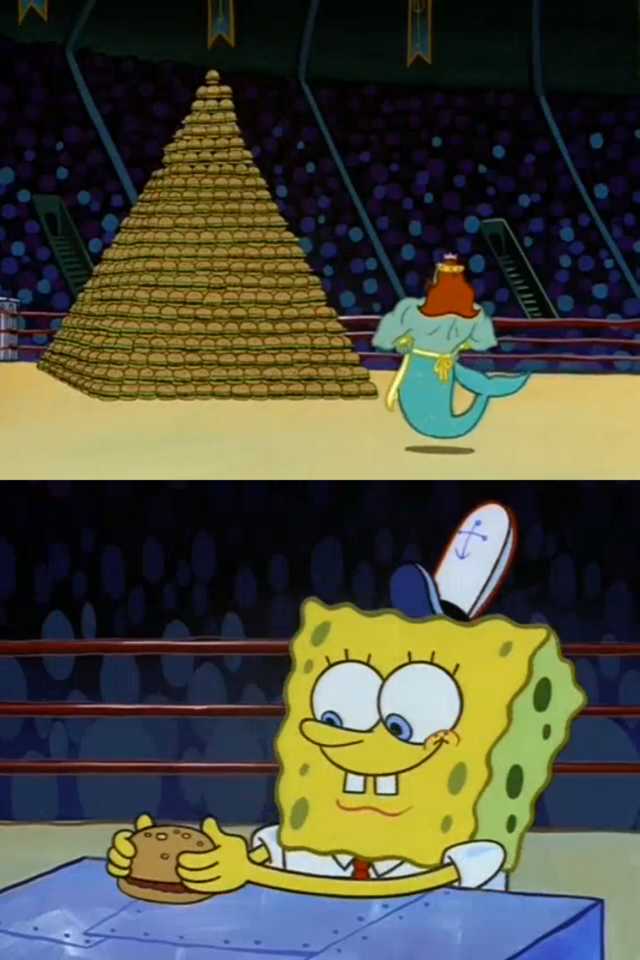 King Neptune vs Spongebob  meme template
