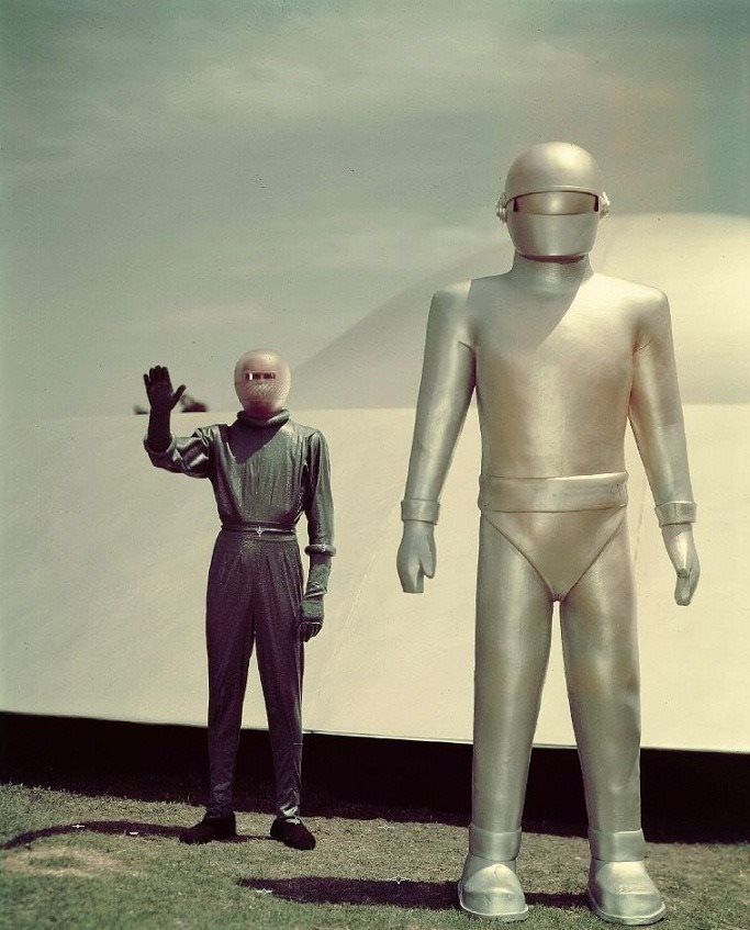 Klaatu and Gort  meme template