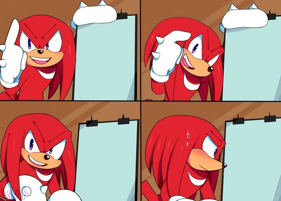 Knuckles  meme template