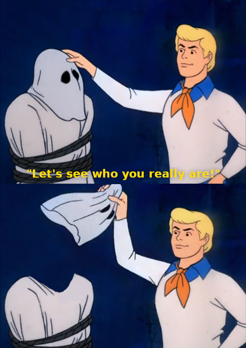 lets see who you really are  meme template