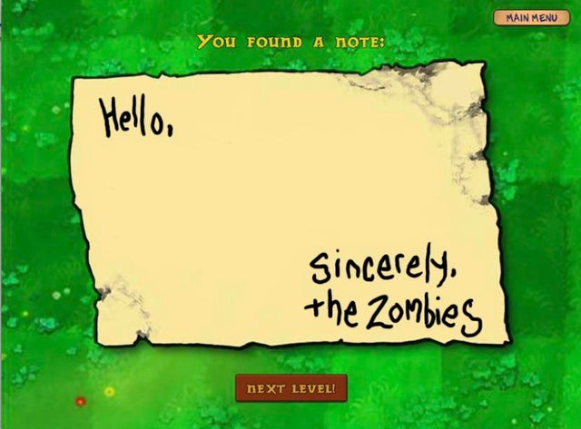 Letter From The Zombies  meme template