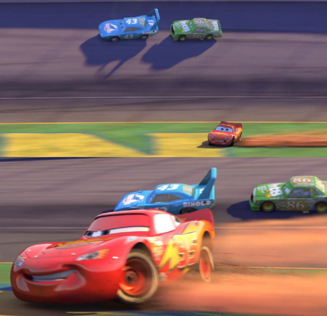 Lightning Mcqueen Drifting  meme template