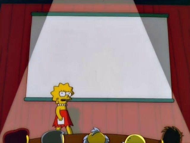 Lisa Simson Presentation  meme template