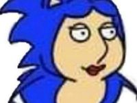 lois sonic  meme template