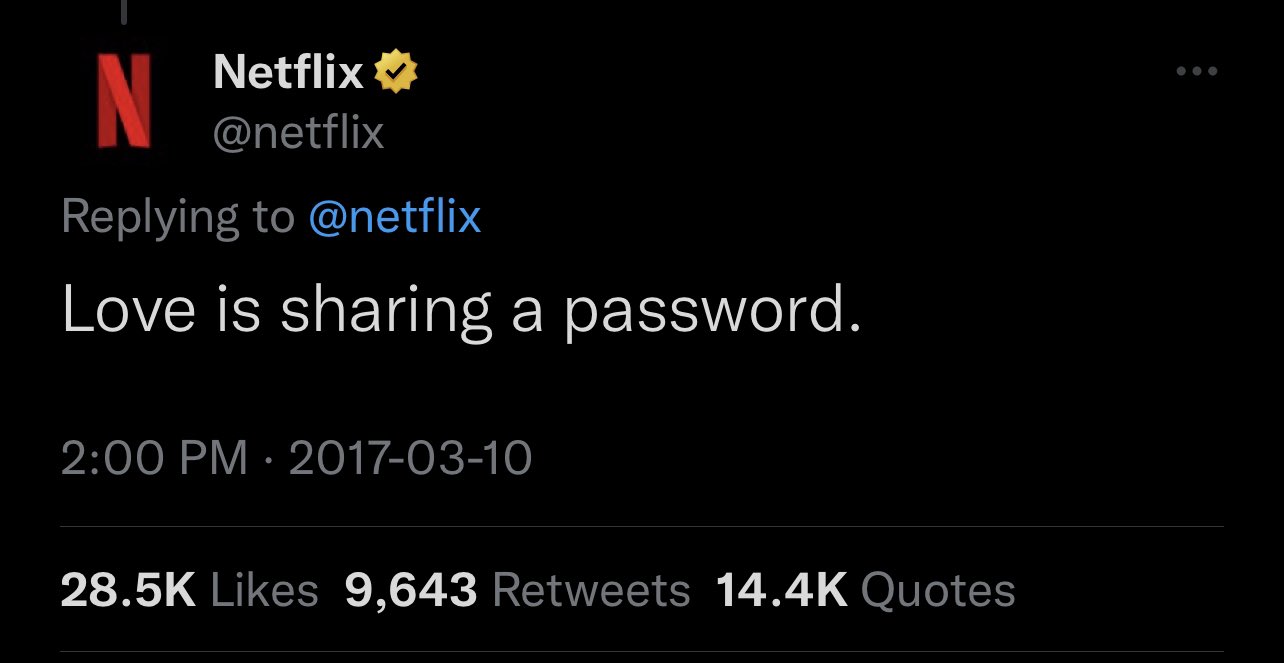 Love is sharing a password  meme template