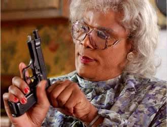 Madea with Gun  meme template