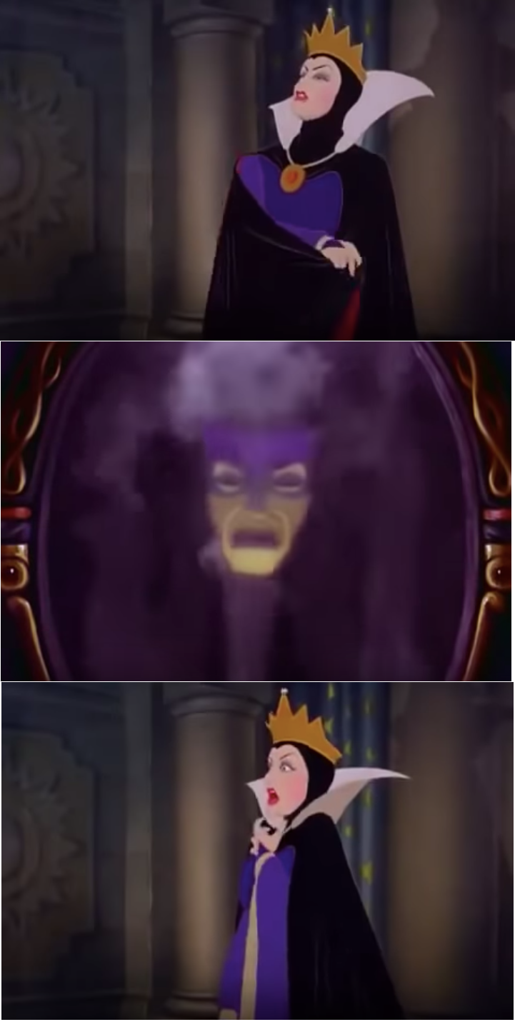 Magic mirror on the wall snow white  meme template