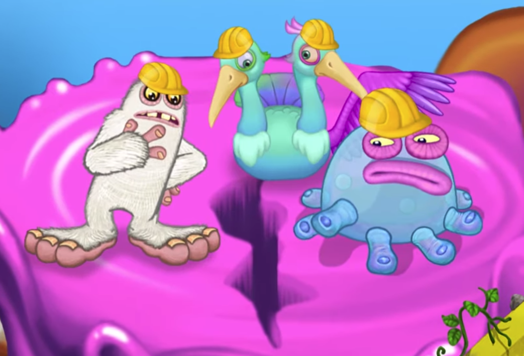 Mammott and Toe Jammer disgusted  meme template