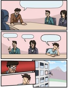 Man thrown out of window  meme template