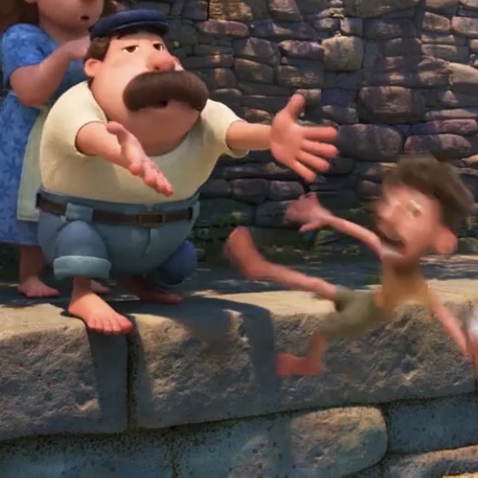 Man throws child into water  meme template