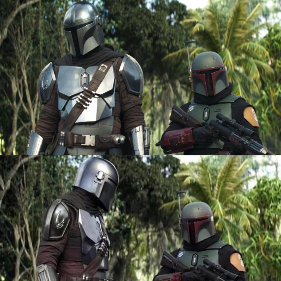 Mandalorian : Boba Fett Said weird thing  meme template