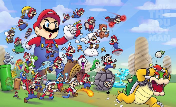 Mario Army  meme template