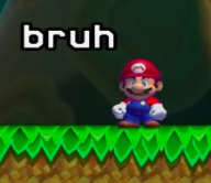 Mario Bruh  meme template